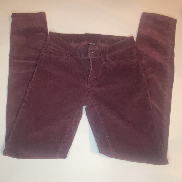 Patagonia Denim - Cute!- Patagonia Women's Corduroy Pants Slim Fit Burgundy